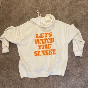 LETS WATCH THE SUNSET hoodie!
